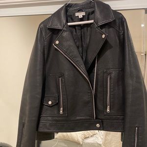 Topshop Faux Leather Jacket